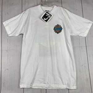 Vintage Senor Lopez Bandito Volley‎ Large Casual T-Shirt White New Men